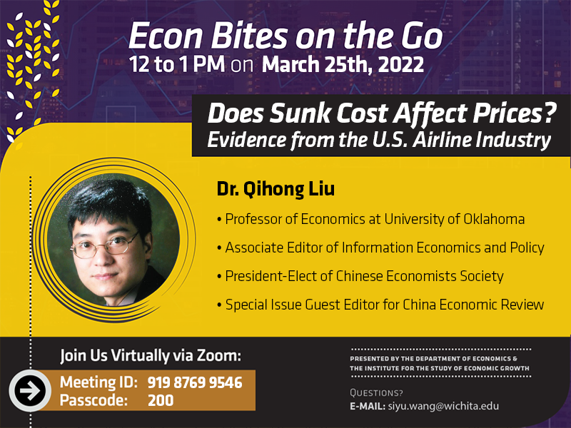 Econ Bites - Dr Qihong Liu